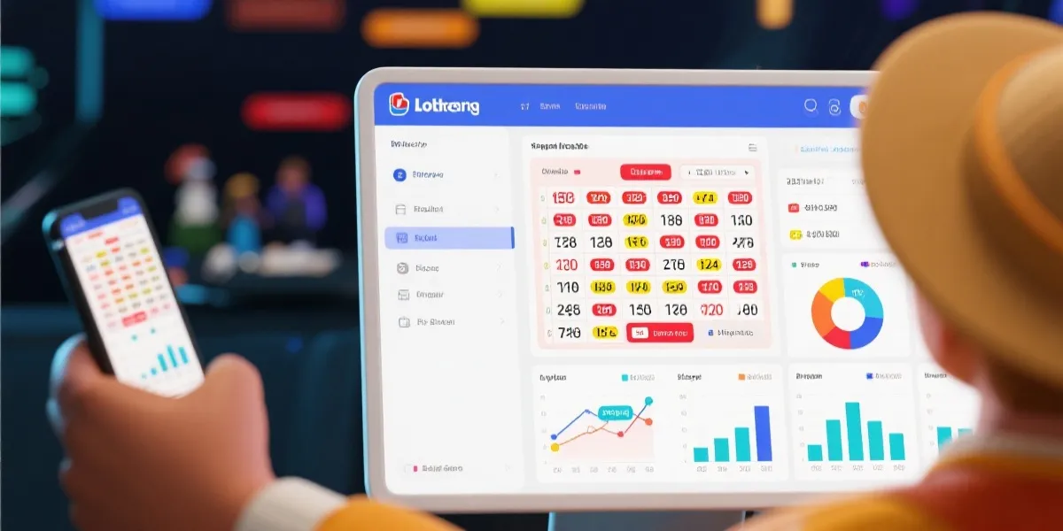 资讯与开奖数据看板示意图