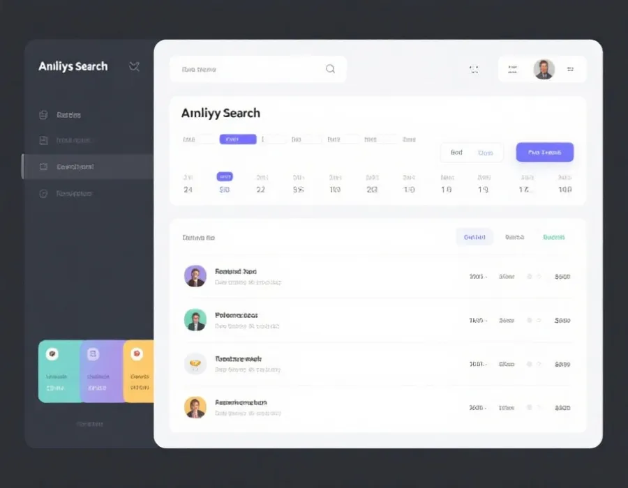开奖结果查询与筛选界面示意图
